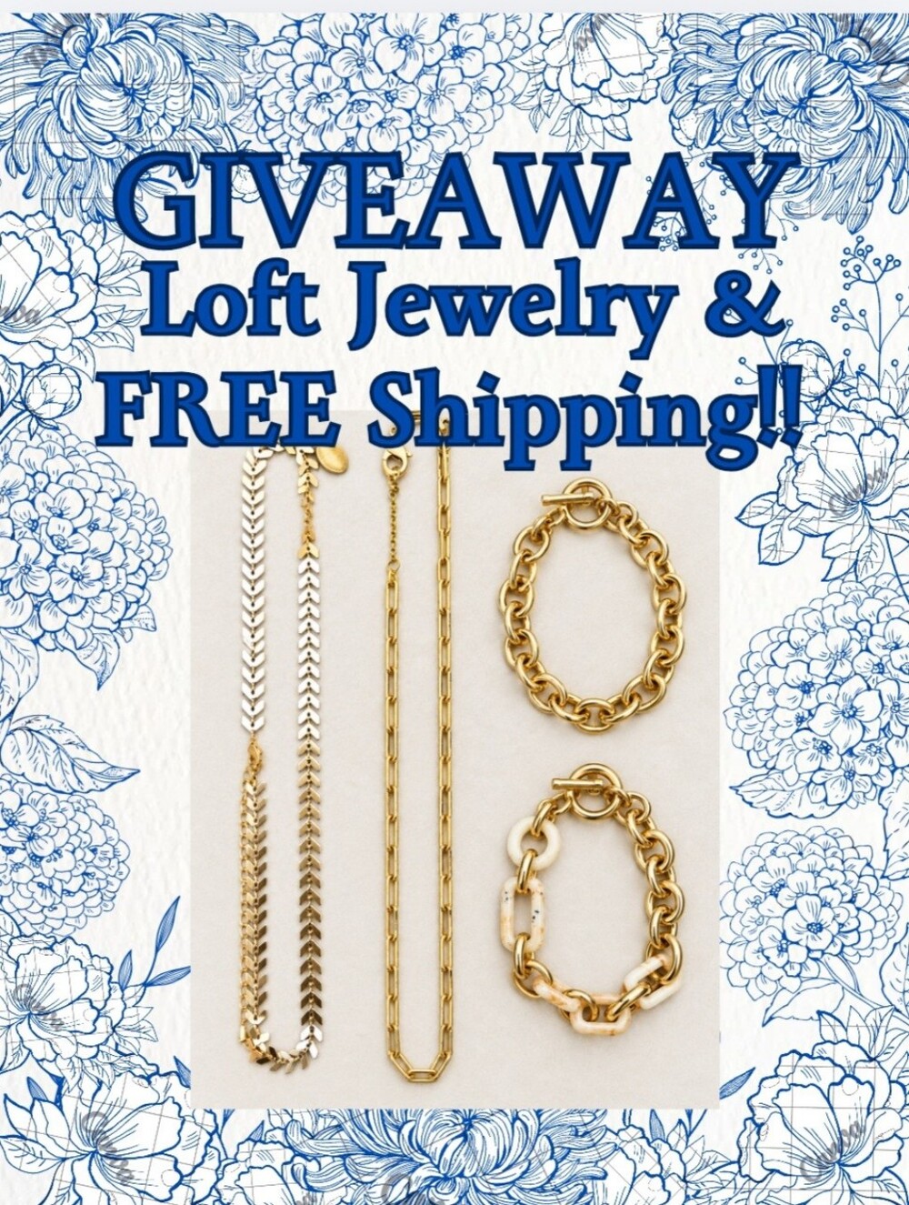 GIVEAWAY! Loft Jewelry + FREE SHIPPING!!🎉